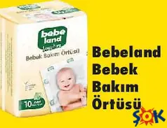 BEBELAND BEBEK BAKIM ÖRTÜSÜ 10 ADET fiyat ve kampanya bilgisi